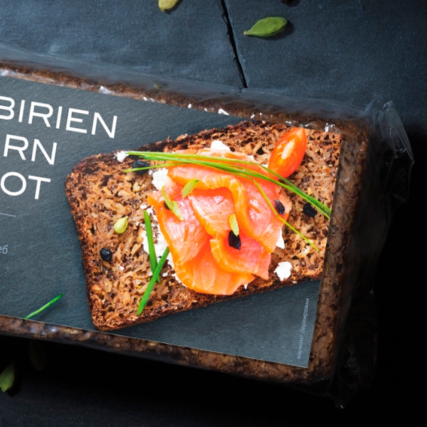 этикетка для зернового хлеба