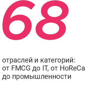 68 отраслей и категорий