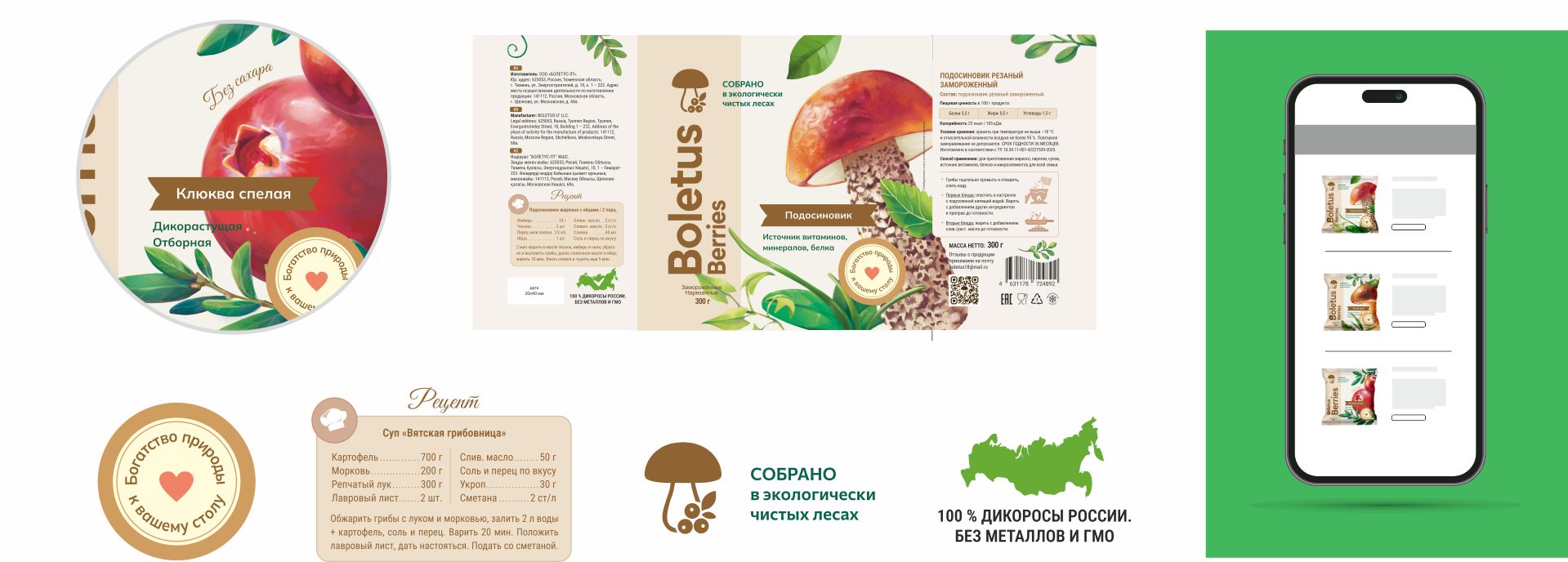 Дизайн упаковки для замороженной продукции